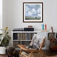 thumbnail image 4 of Art.com A Quiet Village I Art Print by Melissa Wang, Brown Frame Wall Art, 38" x 38", 4 of 5