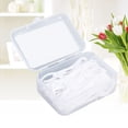 thumbnail image 2 of EeaseMX 50 unidades/caja de plástico para quitar manchas, herramientas de limpieza, hilo dental, palillo de dientes, cepillo limpiador (blanco), 2 of 7