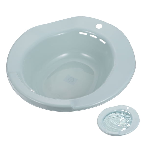 Phenofice 1Pcs Wash Basin for Women PP Blue Sitz Bath for Postpartum Care