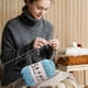 thumbnail image 5 of Hilo de algodón con leche para tejer muñecas y suéteres de bebé.Lana acrílica suave para tejer y manualidades.Hilo ligero de 1 mm para encaje,ideal para bufandas,gorros y proyectos de decoración, 5 of 6
