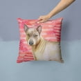 thumbnail image 2 of Love Design with Dog Fabric Decorative Pillow, 2 of 4