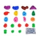 thumbnail image 3 of Juego de presas para escalada en roca, torres de juego coloridas, agarres de pared de varios tamaños, rocas juego de 20 piezas, 3 of 9