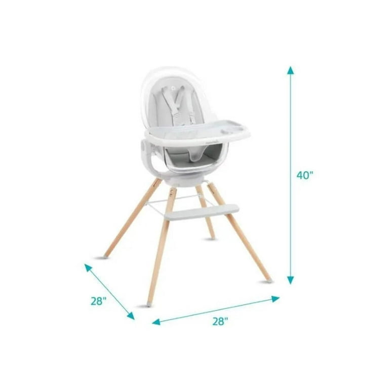 Munchkin 360 Cloud Baby and Toddler High Chair White Unisex Walmart