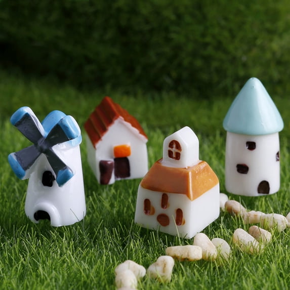 SPRING PARK 2/4Pcs Tortoise Fairy Garden Figurines Fairy Garden Supplies Fairy Garden Accessories Miniature Garden Accessories