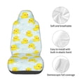 thumbnail image 4 of Wukai cute rubber duck Full Set Car Seat Covers with Soft Padding Universal Auto Front Seats Protector and Cushion Mat, 4 of 5