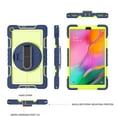 thumbnail image 4 of Case for Samsung Galaxy Tab A7 10.4 2020 Model SM-T500/T505, Kids Friendly Heavy Duty Rugged Shockproof Adjustable Kickstand Full Protective Tablet Cover with Hand/Shoulder Strap, Navy+Olivine, 4 of 8