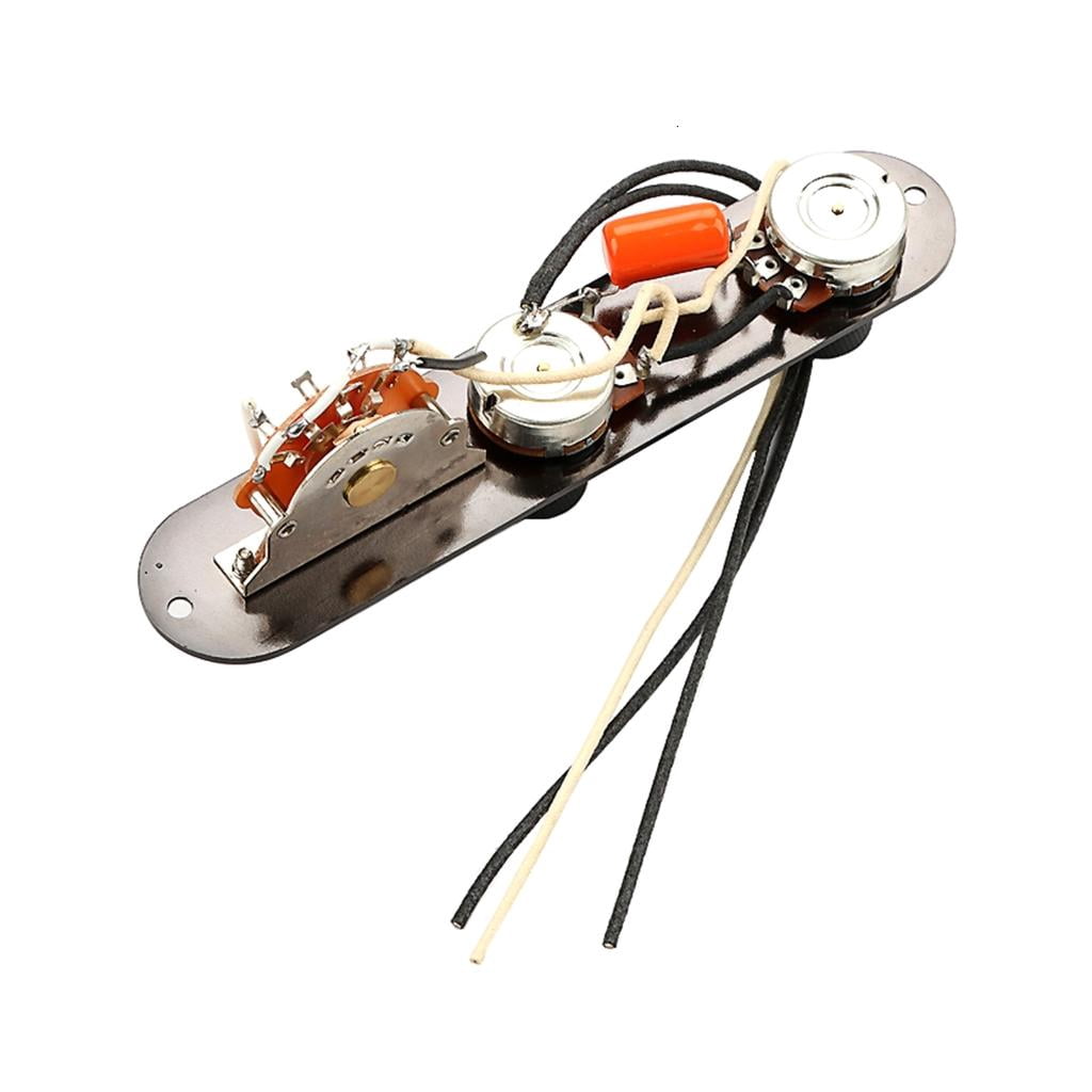 CEORPER Control Plate, 3 Way Switch Loaded Metal Prewired Guitar Control Plate for Guitar Replacement Parts Control Plate Sets