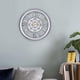 thumbnail image 4 of Reloj de pared retro, reloj de pared, funciona con pilas, decorativo, europeo, sin tictac. Plata, 4 of 8