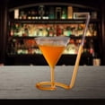thumbnail image 3 of Cocktail Glass with Long Straw, Juice Soft Drink Spiral Glass, for Party Home Bar Wedding, Reusable Sturdy Tumblers Water Cup, 3 of 6