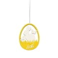 thumbnail image 3 of 3PCS 6.1in Easter Decorations Wooden Hanging Ornament for Front Door Wall Decor, Spring Easter Decor Bunny Egg Sign for Home and Basket, 3 of 9