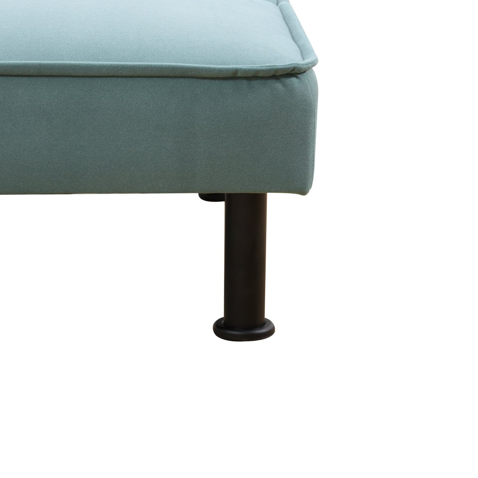 Convertible Sofa Couch Futon Bed Fannel Sleeper Sofa, Adjustable Futon Couch, Loveseat for Living Room,Brown
