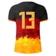 thumbnail image 5 of Playeras De Compresión Para Hombre, Conjunto De Dos Piezas De Camiseta Y Pantalones Cortos De Manga Corta Con Estampado Completo De Alemania Para Hombre Y Conjunto De Camisa Y Pantalón Corto., 5 of 9