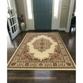 thumbnail image 5 of Admire Home Living  Amalfi Traditional Oriental Medallion Area Rug Red - 5'3" Round/Surplus, 5 of 5