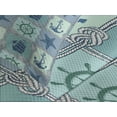 thumbnail image 4 of Ambesonne Anchor Quilted Bedspread Set 3 Pcs, Ships Wheel Turquoise, Queen Size, Turquoise Navy, 4 of 5