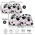 thumbnail image 3 of Balery Cute Animal with Cow Print Car Windshield Sun Shade,Windshield Sunshade for Car Pickup Truck SUV Accessories-Small, 3 of 7