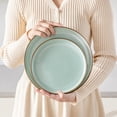thumbnail image 6 of Malacasa 16 Pcs Dinnerware Sets For 4 people, Plates and Bowls Set, Stoneware Tableware Dishwasher Microwave Safe, Green, 6 of 12