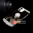 thumbnail image 3 of for iPhone 11 Diamond Glitter Case Mirror Makeup Cute for Girls Women Protective Cover with Bling Crystal Rhinestone Ring Holder Finger Grip Stand Kickstand Case for iPhone 11 Silver, 3 of 6