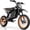 14inch-3000W 37MPH-48V 30AH, variant on 1500W Electric Bike for Adults,33MPH 20'' Fat Tire Electric Motorcycle,48V 20AH Removable Battery, 30-60 Miles Mountain Bike UL2849