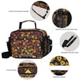 thumbnail image 3 of FORMRS Student Lunch Bag Insulated Reusable Cooler Box with Zipper Pockets, Yellow Floral, 3 of 9