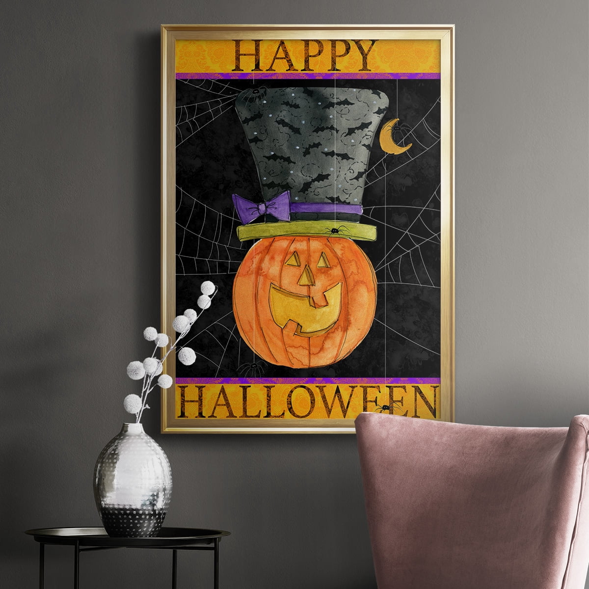 Happy Halloween Premium Classic Framed Print - Ready to Hang