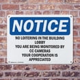 thumbnail image 4 of (2 Pack) No Loitering In The Building Lobby You Are OSHA Notice Sign 24 Inch X 18 Inch Indoor / Outdoor Rust-Free Aluminum Metal Signs for Workplace, Workshop, and Construction Site,, 4 of 8