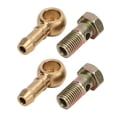 thumbnail image 3 of Juego de 2 tornillos Banjo de agua Turbo M12x1,25mm a 3/8 pulgadas, Kit de conector Banjo de tubería de agua de turbocompresor de buen sellado Jadeshay A, 3 of 8