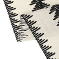 thumbnail image 4 of Unique Bargains 1 Pack Tassel Table Runner Cotton Linen Simple Table Flags Black White 12"x71", 4 of 5