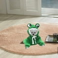 thumbnail image 4 of Traje de mascota con capucha Zulema Mono suave Abrigo de felpa Conejo Forma Ropa para perros Chihuahua Cachorros Gatos de peluche M, 4 of 8
