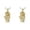 Gold 2PCS, variant on Creative Basketball Hoop Pendant Necklace European And Hip Hop Style Sports Jewelry