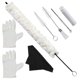 thumbnail image 1 of Kits de atención de limpieza de saxofón portátiles, cepillo de boquilla, con paño de limpieza, destornillador, guantes para accesorios de saxofón de Gloria Cepillo de limpieza para saxofón, 1 of 9