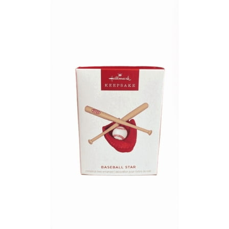 Hallmark 2025 Keepsake Baseball Star Christmas Ornament New with Box