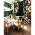 thumbnail image 5 of nqOlkjepod Outdoor Curtains for Patio Waterproof, Vintage Flower Outdoor Privacy Panels Grommet, Colorful Garden Floral Botanicals Blossom Blackout Outside Curtains for Porch/Cabana 54"x84", 1 Panel, 5 of 8