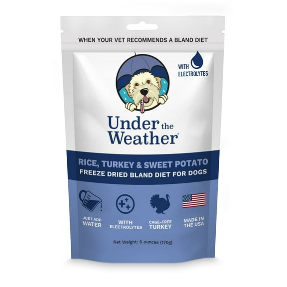 Under The Weather Bland Diet For Dogs Turkey/Rice/Sweet Potato 6oz.