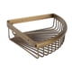 thumbnail image 5 of Estante Organizador de almacenamiento triangular de Latón Sincero para baño con estante para ducha de esquina, 5 of 10