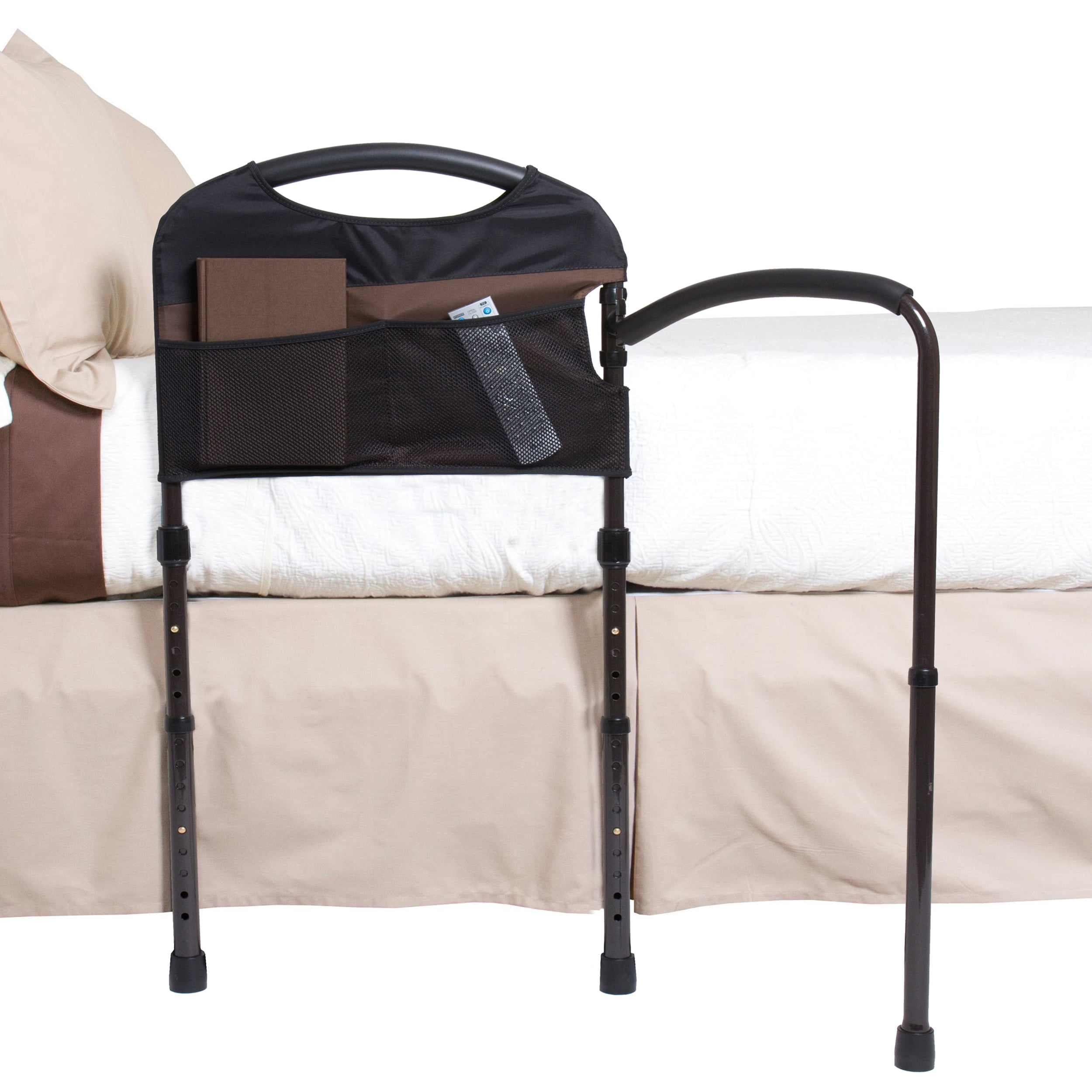 Stander Mobility Bed Rail, Adjustable Bed Assist Grab Bar for Seniors -  