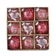 thumbnail image 1 of Matsuzay Bola reutilizable de 12 piezas para decoración navideña, ingredientes seguros y bola clásica para árbol de Navidad con buena Kits de decoración para fiestas Rojo, 1 of 6