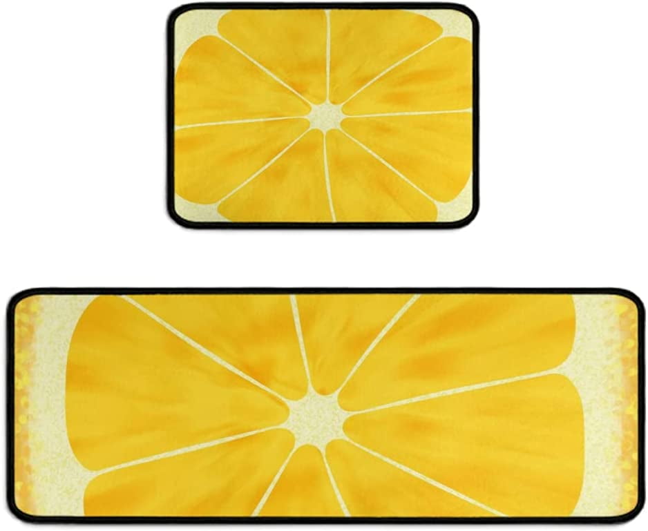 Lemon Kitchen Rugs Mat Farmhouse Style Lemon Rugs Anti Fatigue Kitchen