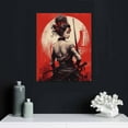 thumbnail image 4 of JEUXUS Japanese Decor Samurai Decor Wall art Japanese Painting Room Decor Samurai Posters for Walls Japanese Culture and Art Bushido Inspirational Canvas Poster Artwork Modern 16x20in, 4 of 4