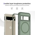 thumbnail image 2 of Google Pixel 8 Pro Phone Case, Phone case Google Pixel 8 Pro Magnetic Case [Compatible with MagSafe] Tough Rugged Matte Slim Shockproof Anti-Fingerprint Anti-Scratch Protective Cover, Light Green, 2 of 8