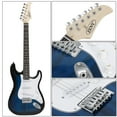 thumbnail image 2 of ZENY 39" Full Size Electric Guitar with Amp, Case and Accessories Pack Beginner Starter Package, Blue, 2 of 8