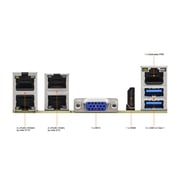 AsRock Rack B550D4ID-2L2T Deep mini-ITX Server Motherboard AMD Ryzen 5000 Series AM4 (PGA 1331) B550 Dual 1GbE+10GbE