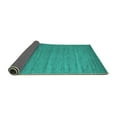 thumbnail image 2 of Ahgly Company Indoor Rectangle Abstract Turquoise Blue Contemporary Area Rugs, 6' x 9', 2 of 4