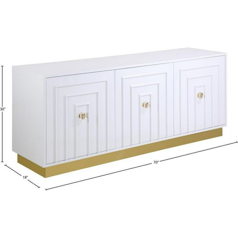Meridian Furniture Cosmopolitan Sideboard/Buffet - White