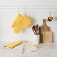 thumbnail image 4 of Yellow Combo Windowpane Dishcloth (Set of 6), 4 of 5