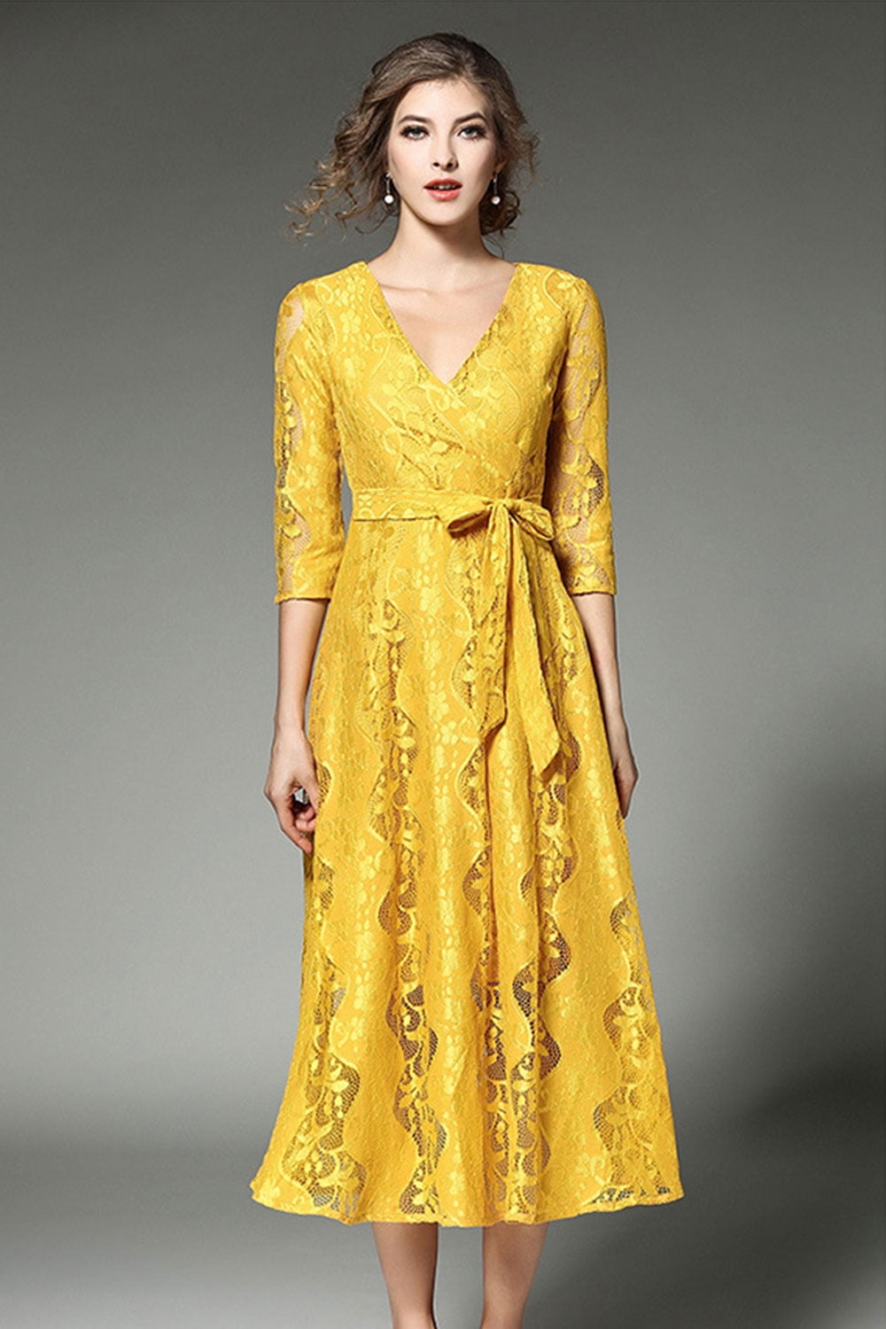 yellow day dress