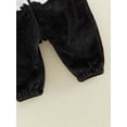 thumbnail image 5 of Cjfdfy Toddler Baby Halloween Fall Romper, Infant Black Cat Costume, Zip Front Hooded Long Sleeve Jumpsuit for Daily Life and Halloween Cute Fall Romper Halloween Clothes 3M-3T for Boys Girls, 5 of 9
