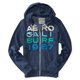 thumbnail image 2 of Sudadera con capucha Aeropostale para hombre con cremallera completa Cal Surf azul mediano, 2 of 2