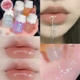 thumbnail image 2 of Heallor-brillo de labios de cristal de gelatina, hidratante, transparente, resistente al agua, duradero, maquillaje de labios Coreanos, 2 of 5