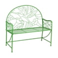 thumbnail image 1 of Evergreen Hummingbird Metal Garden Bench, 44''x 21.7'' x 42.1'' inches, 1 of 3
