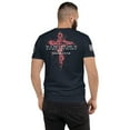 thumbnail image 2 of ZECHARIAH 4:6 Fitted men T-shirt (Midnight Navy, XS), 2 of 6
